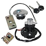 BOHHO Ignition Barrel For Suzuki GZ125 For GZ 125 1998 1999 2000 2001 2002 2003 GZ250 1999-2011 Motorcycle Fuel Gas Ignition Switch Lock With Key Kit Motorbike Ignitions
