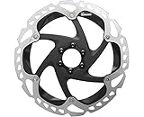 SHIMANO Unisex Rotor Rtmt905 6 Bolt 203mm Bicycle Parts, Silver