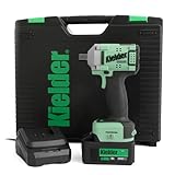 Kielder KWT-040-01 18v Brushless Cordless 1/2" 400Nm Ultra Compact Impact Wrench Kit, 1 x 4.0Ah Li-ion TYPE18 Battery, Charger & Case
