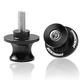 Tracer 900 GT Tracer 700 2pcs Stand Racing Adapter M6 Bobbins CNC Stand Mount for Yamaha Tracer900 GT Tracer700 GT Tracer 7 GT 2021+ Tracer 9 GT 2021+ (Black)