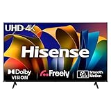 Hisense 43 Inch 4K Smart TV 43E6NTUK - Dolby Vision, Game Mode PLUS with 60Hz VRR ALLM, Smooth Motion, AI Sports Mode, Vidaa OS with Freely, Youtube, Netflix and Disney+ & Now TV (2024 Model)