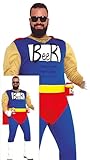 Fiestas Guirca Costume beerman superhero man beer - L