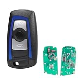3 Buttons BMW Blue Remote Car Key Fob For BMW 1 2 3 4 SERIES F20 F22 F30 F31 F32 BDC/CAS4/CAS4 FEM 868MHZ