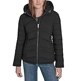 Tommy Hilfiger Women's Every Day Essential Lightweight Coat Down Alternative, Black, S