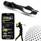 PROSKILLZ Pro Golf Swing Trainer – Perfect Hand Placement and Muscle Memory Trainer for Improved Swing, Accuracy, and Control – Portable, Durable Grip Trainer for All Skill Levels (Black)