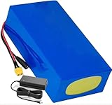 36V 8Ah 36V 12Ah 36V 15Ah 36V 20Ah 36V 30Ah Ebike Battery Rechargeable Lithium Battery Pack Electric Bike Battery with Charger, for 100W-1000W Motor 36V 8Ah,XT60