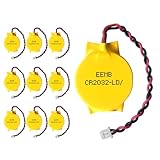 EEMB 3V CR2032 CMOS Battery with 2 Pin Wires Leads MOLEX 1.25mm Connector Laptop Replacement Battery for Alienware M11 Dell E6520 Thinkpad T40-confirm device & connector polarity before purchase!!!