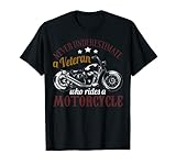 Never Underestimate a Veteran Motorcycle Biker T-Shirt