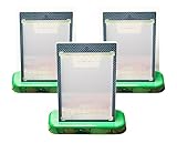 Pokemon Magnetic Card Display – Green – Ogerpon ex Collection – Lot of 3 with Stand