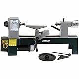 Draper 60988 300MM Mini WOODLATHE, 230 V, Black