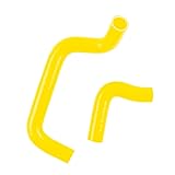 LUXERAD #Yellow for Nissan Datsun 1200 120Y B210 1.2L MT 1970-1976 1975 Silicone Radiator Hose