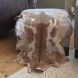 Goat hide Premium, Goat Skin Rug, Throw, Soft Hair-On leather Rug, tapis en peau de chèvre