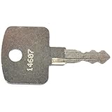 14607 Key fits JCB, Bomag, Terex, Volvo, New Holland, Case, Skytrak