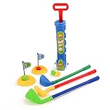 Childs Junior Golf Caddy Set Balls Trolley Garden Game | Outdoor Games | Toy Golf Set