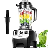 Smoothie Maker, 2000W Food Blender with 10 Speeds Control, 2L BPA Free Tritan Container, 8 Titanium Stainless Steel Blade for Liquidisers, Milkshake, Ice Crusher, Smoothies, Fruit Juice, Protein Shake