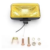 Vbbrswaadtp Car Front Foglight For Peugeot 205 For GTI CTI 106 306 Mi16 Headlight Fog Lights Spotlamp Driving Fog Lamp H3 Halogen Car Accessories Spotlight(Yellow,1Pcs)