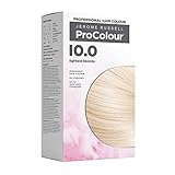 Jerome Russell ProColour Lightest Blonde 10.0 Permanent Hair Colour – Ammonia Free Hair Dye for Full Grey Coverage, Shine & Colour Retention with Brazil Nut Oil