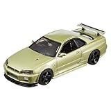 Hot Wheels Premium Nissan Skyline GT-R, 1:43rd Scale Vehicle, Officially Licensed Replicas for Adult Collectors, Real Riders Tires, Metal/Metal Body & Chassis, HMD47