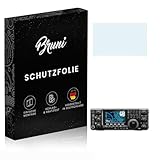 Bruni Screen Protector compatible with Icom IC-9100 Protector Film, crystal clear Protective Film (2X)