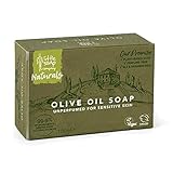 Little Soap Olive Oil Soap Bar - Vegan, Cruelty Free, No SLS or Parabens, Mediterranean Range, Bar of Soap Perfect for Sensitive Skin, Natural Eco Friendly Body & Hand Soap, 100g (Olive)