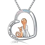 EURYNOME Sloth Gifts S925 Sterling Silver Cute Animal Pendant Necklace Birthday Gifts For Women Girls Sterling Silver Cubic Zirconia, Sterling Silver, Cubic zirconia, Multicolored, (EPN-153-1)