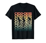 Retro Cyclo-Cross Repetitive Vintage Cyclist T-Shirt