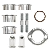 JUUDDENPARTS Exhaust Silencer Collets Collars Clamp Holder 26/18mm, Exhaust Collets Collars Clamp Holder Kit, Replacement for Honda CG125 CB XL185