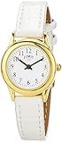 Limit Women's Quartz Watch with White Dial Analogue Display and White PU Strap 6981.35