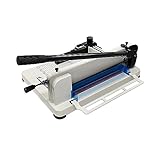 HFS (R) Heavy Duty Guillotine Paper Cutter 400 Sheet Capacity | Solid Steel Construction (A4-12'' Paper Cutter)