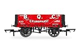 Hornby R60295 BQC 4 Plank Wagon No423, Red