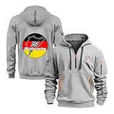 TZPTZNVF Men Hoodie Printing Coat for N.u.rb.ur.gr.ing Comfortable Tracksuit Printed Outwear Half Zip Sweatshirt Spring Autumn Jackets Long Sleeve Tops Hoody-QHS||x_l