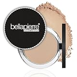 Bellapierre Compact Mineral Foundation SPF 15 – Pressed Powder Makeup Base, Concealer & Setting Powder in One, Lightweight Mineral Formula, Talc-Free, Paraben-Free, Cruelty-Free – 0.35 oz- Cinnamon