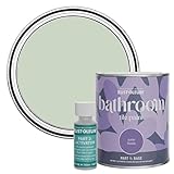 Rust-Oleum Green Water-Resistant Bathroom Tile Paint in Satin Finish - Laurel Green 750ml