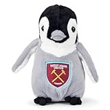 The Gift Scholars West Ham United FC 22cm Penguin Plush: Officially Licensed Eco-Friendly Football Soft Toy, Great for Hammers Supporters of Any Age