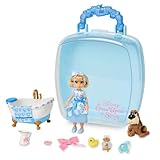 Disney Store Official Cinderella Once Upon a Story Mini Doll Playset, 5 Inch Princess Dolls, Girl Toys, 4 Year Old Girl Birthday Gifts