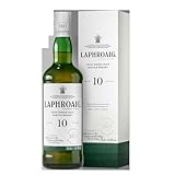 Laphroaig 10 Year Old Scotch | Islay Single Malt Whisky | Peated | Smoky, Salty and Sweet | Double Gold Medal SF World Spirits Competition 2022 | 40% ABV | 70 cl