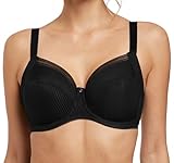 Fantasie Women's Fusion Underwire Cup Side Support Full Coverage Bra, Black, 36F