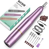Electric Nail File, Professional Nail Drill Machine for Gel Nails, 20000RPM Adjustable Speed, Electric Nail Drill E File for Nail, Portable Manicure Pedicure Set for Women Girls Mum Nail Care Gifts