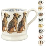 Emma Bridgewater Large Mug 1/2 Pint, Ceramic Coffee Mug Large - Stoneware Mug, Cappuccino, Latte, Coffee, Tea Cup - Beautiful Mugs, Birthday Gift - Coffee Mug Border Terrier