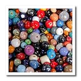 3dRose Kazuri Bead Factory, Crafts, Nairobi, Kenya-Kymri Wilt Iron on Heat Transfer, Multi-Colour, 8 x 8-Inch