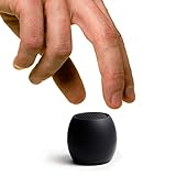 Boompods Zero Mini Bluetooth Speaker - Small Portable Speakers, IPX6 Waterproof, 5hr Playtime, Wireless Travel Speaker with Microphone & Dual Pairing, for Bathroom Shower, Outdoor & iPhone, Black