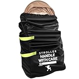 Guiseapue Stroller Bag for Airplane: Large Capacity Pram Travel Bag, Durable Pushchair and Pram Transport Bag, Buggy Accessories for Uppababy, Bugaboo, Cybex, Joie, Baby Travel Essentials Gifts