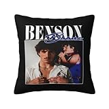 Benson Musics Boone PillowCases Square Throw Pillowcase Soft Cushion Cover Boone for Bedroom Living Room Sofa 18x18in