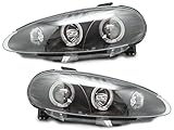 GAZOZ PERFORMANCE Projector Headlights For 2001-2005 MX-5 w/LED Halo-Black/Chrome