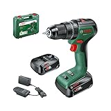 Bosch Cordless Combi Drill UniversalImpact 18V-60 (2 Batteries 2.0 Ah, 18 Volt System, in Carrying case)