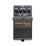 BOSS MT-2 Classic Metal Zone Effects Pedal | Legendary High-Gain Distortion for Guitar and Bass | Dual-Stage Gain Circuit | Three-Band Active EQ | Heavy Crunch and Singing Sustain at any volume