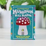 Gift Republic Colour-Changing Mushroom Wax Burner with 4 Jasmine Scented Vegan Soy Wax Melts – Magical Toadstool Design, Aromatherapy Decoration, Red