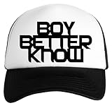 Générique Boy Better Know Baseball Cap Child White Snapback Unisex