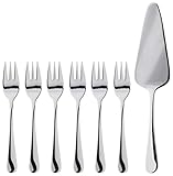 Judge Windsor 7 Piece 18/10 Stainless Steel Cutlery Set for 6 People, Cake Slice and Pastry Forks 25 Year Guarantee