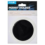 Simply TL9000 Self Cling Tax Disc Holder - Black